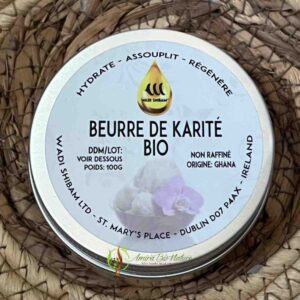 Beurre de karité bio non raffiné Wadi Shibam