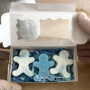 Coffret 3 fondants parfumés format pains d'épices